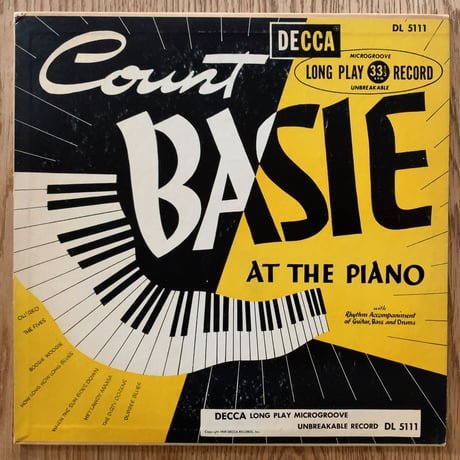 COUNT BASIE - at The Piano (DECCA DL5111)