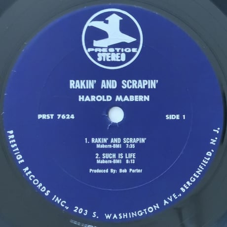 HAROLD MABERN - Rakin' and Scrapin' (PRESTIGE PRST7624)
