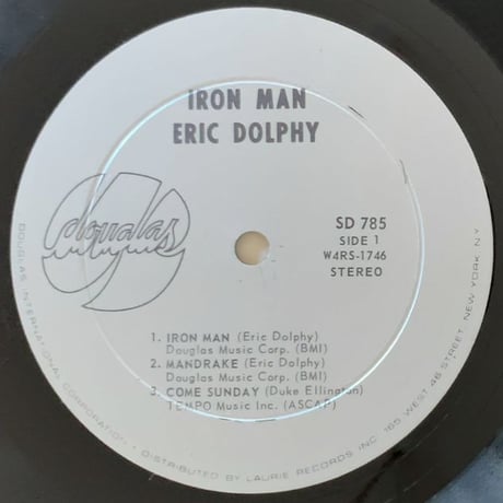 ERIC DOLPHY - Iron Man (DOUGLAS SD785)
