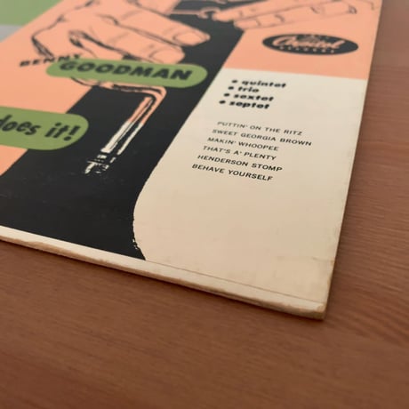 BENNY GOODMAN - Session for Six (CAPITOL P-395)