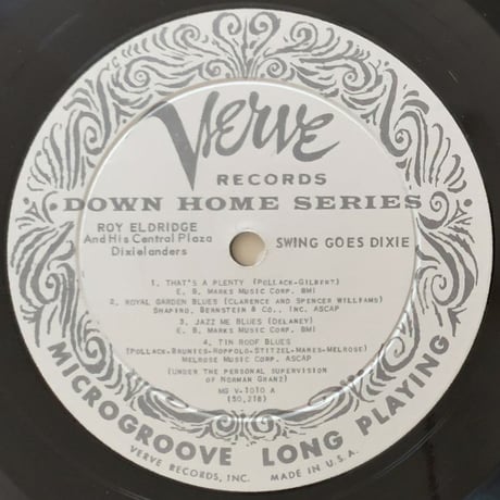 ROY ELDRIDGE - Swing Goes Dixie (VERVE MGV-1010)