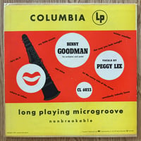 BENNY GOODMAN - PEGGY LEE - Benny Goodman with Peggy Lee (COLUMBIA CL6033)
