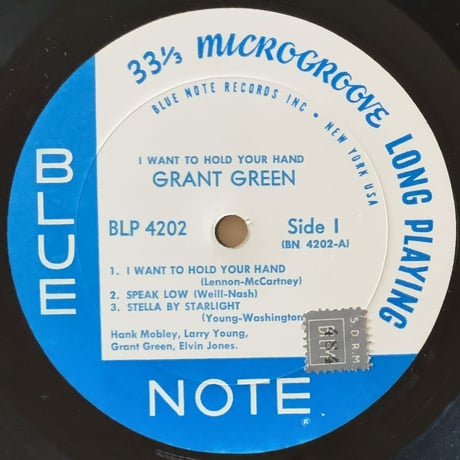 GRANT GREEN - I Want To Hold Your Hand (BLUE NOTE BLP4202) MONO