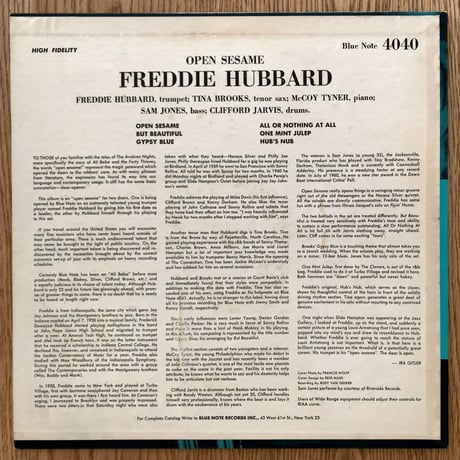 FREDDIE HUBBARD - Open Sesame (BLUE NOTE BLP4040)