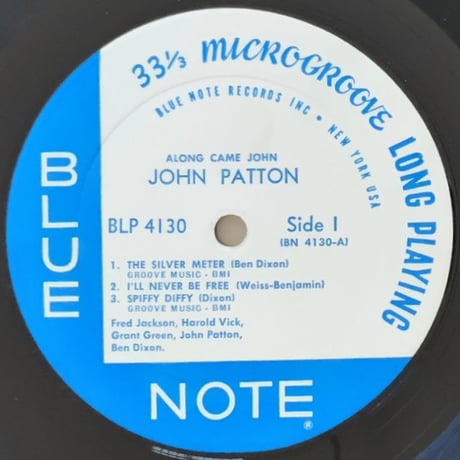 JOHN PATTON - Along Came John (BLUE NOTE BLP4130)