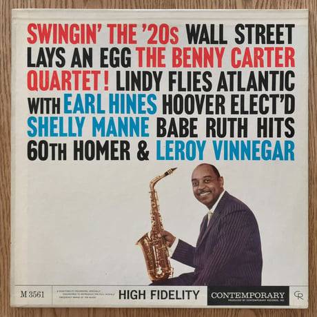 BENNY CARTER - Swingin' The '20s (CONTEMPORARY M3561)