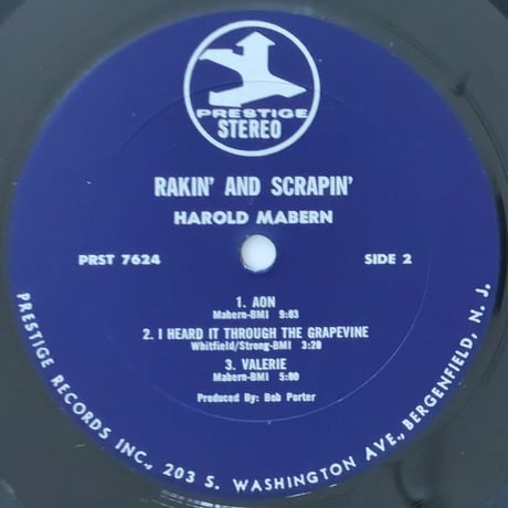 HAROLD MABERN - Rakin' and Scrapin' (PRESTIGE PRST7624)