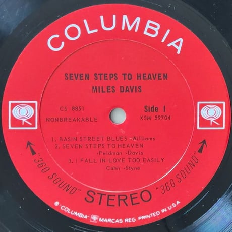 MILES DAVIS - Seven Steps To Heaven (COLUMBIA CS8851)