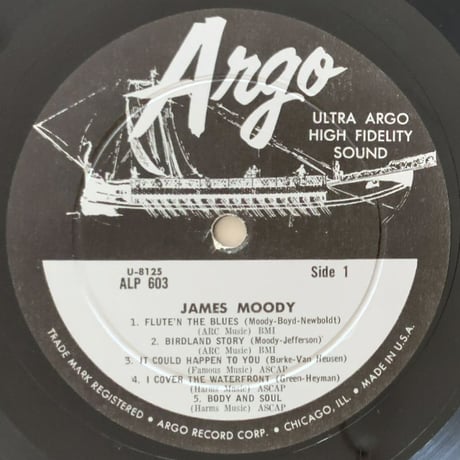 JAMES MOODY - Flute 'N The Blues (ARGO ALP603)