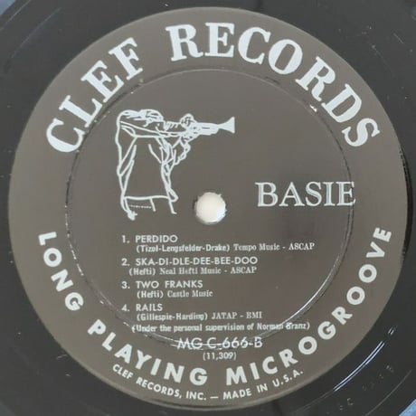 COUNT BASIE - Basie (CLEF MGC-666)