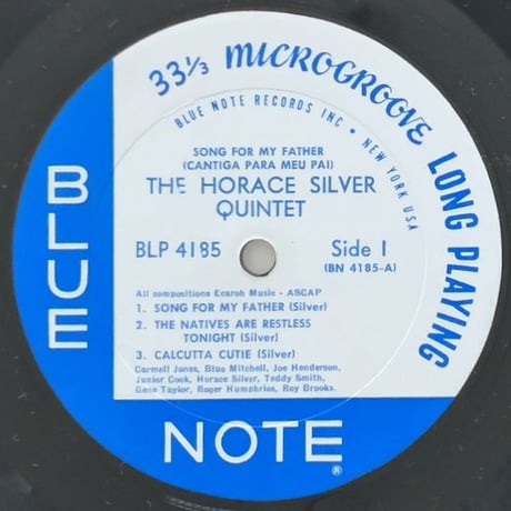 HORACE SILVER - Song For My Father (BLUE NOTE BLP4185)