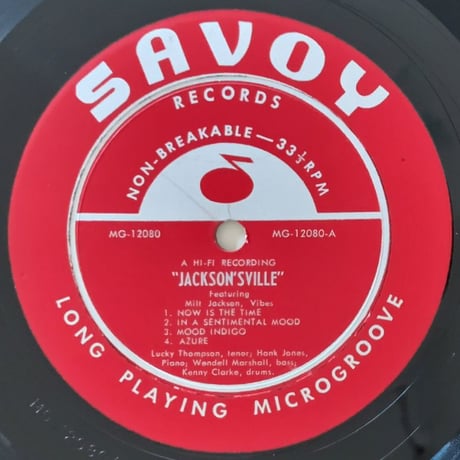 MILT JACKSON - Jacksonville (SAVOY MG12080)