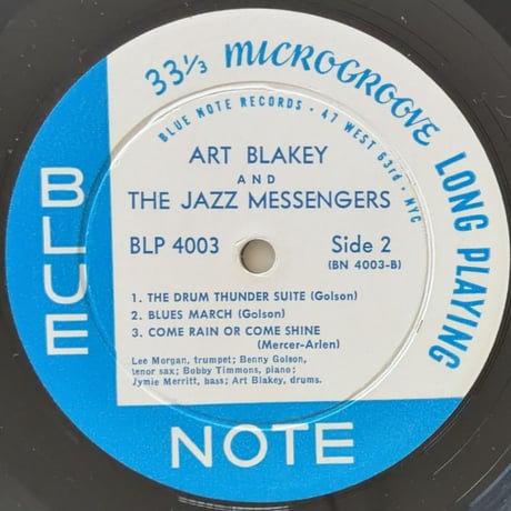ART BLAKEY And The Jazz Messengers (BLUE NOTE BLP4003)