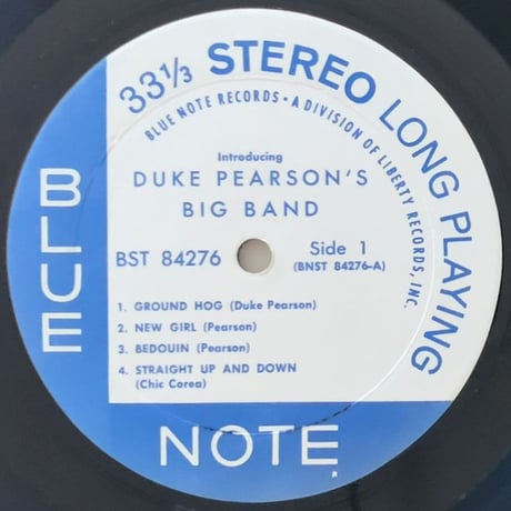 DUKE PEARSON - Introducing Duke Pearson's Big Band (BLUE NOTE BST84276)