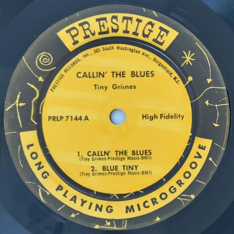 TINY GRIMES - Callin' The Blues (PRESTIGE PRLP7144)