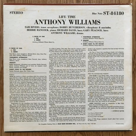 ANTHONY WILLIAMS - Life Time (BLUE NOTE BST84180)