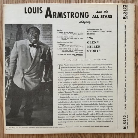 LOUIS ARMSTRONG - The Glenn Miller Story (DECCA DL5532)
