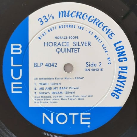 HORACE SILVER - Horace-Scope (BLUE NOTE BLP4042)