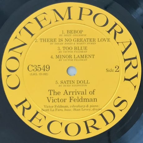 VICTOR FELDMAN - The Arrival of (CONTEMPORARY C3549)