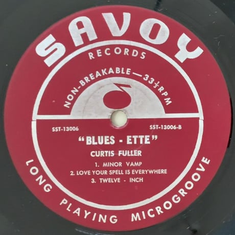 CURTIS FULLER - Blues-ette (SAVOY SST-13006)
