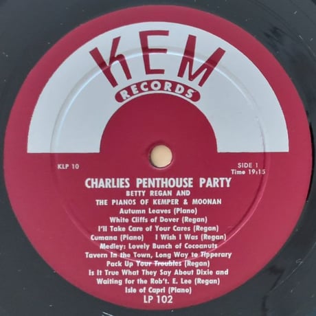 BETTY REGAN - Charlie's Penthouse Party (KEM KEMLP102)