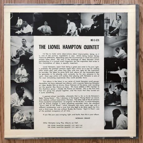 LIONEL HAMPTON - The Lionel Hampton Quintet (CLEF MGC-628)