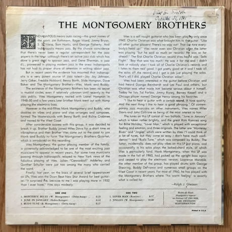 THE MONTGOMERY BROTHERS (FANTASY 3308)