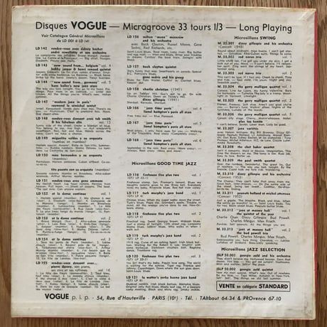 GEORGE WALLINGTON - Jazz Time Paris Vol.9 (VOGUE L.D.171)