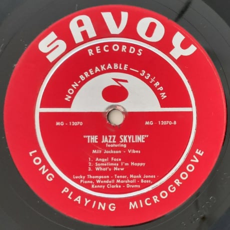 MILT JACKSON - The Jazz Skyline (SAVOY MG12070)