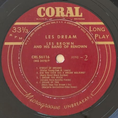 LES BROWN - Le's Dream (CORAL CRL56116)