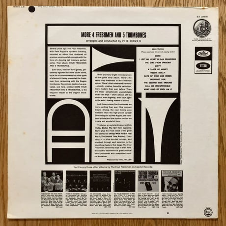 4 FRESHMEN - More 4 Freshmen and 5 Trombones (CAPITOL ST2168)