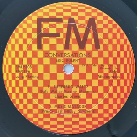 ERIC DOLPHY - Conversations (FM FMLP308)
