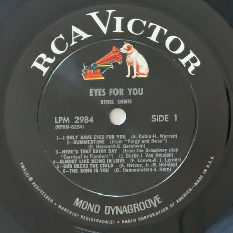 ETHEL ENNIS - Eyes for You (RCA VICTOR LPM2984)