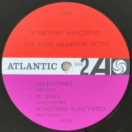 SLIDE HAMPTON - Somethin' Sanctified (ATLANTIC 1362)