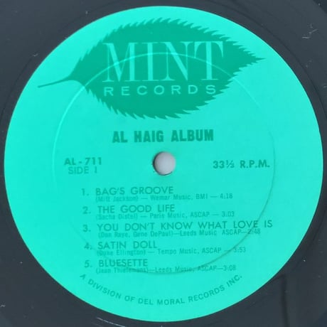 AL HAIG - Al Haig Today! (MINT AL-711)