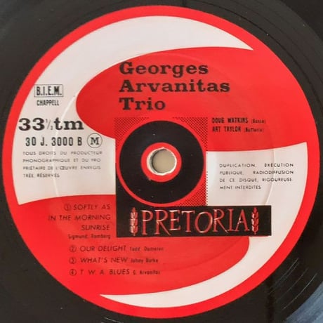GEORGES ARVANITAS - 3.a.m. (PRETORIA 30J.3000)