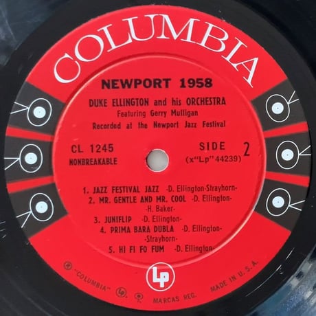 DUKE ELLINGTON - Newport 1958 (COLUMBIA CL1245)
