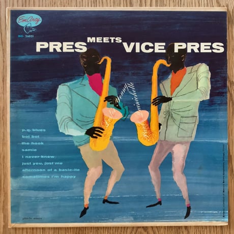 LESTER YOUNG & PAUL QUINICHETT - Pres Meets Vice-Pres (EMARCY MG26021)