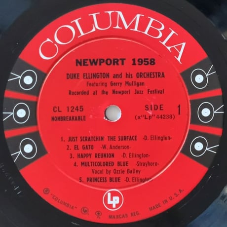DUKE ELLINGTON - Newport 1958 (COLUMBIA CL1245)