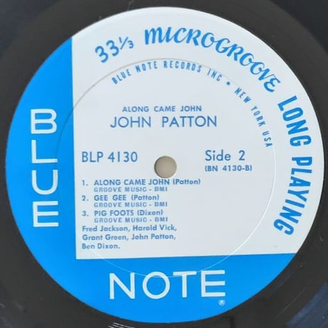 JOHN PATTON - Along Came John (BLUE NOTE BLP4130)