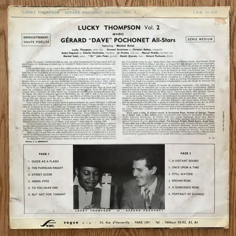 LUCKY THOMPSON - Vol.2 (SWING LDM30.039)