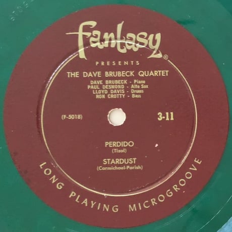 DAVE BRUBECK - Jazz At Oberlin (FANTASY 3-11)