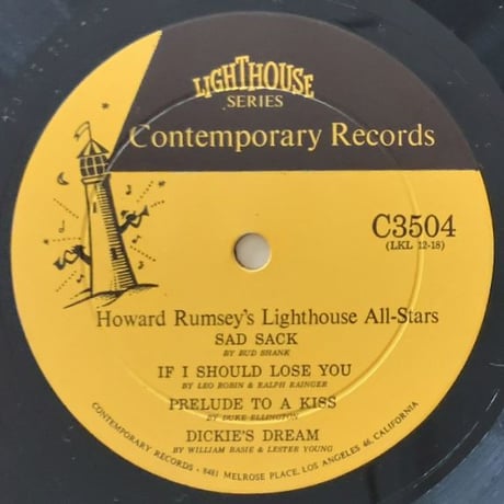 HOWARD RUMSEY - Lighthouse All-Stars Vol.6 (CONTEMPORARY C3504)
