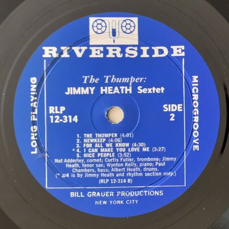 JIMMY HEATH - The Thumper (RIVERSIDE RLP12-314)