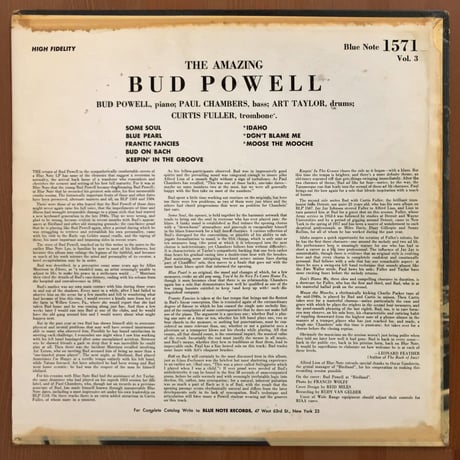 BUD POWELL - Bud! (BLUE NOTE BLP1571)