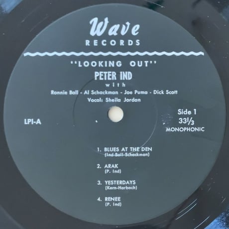 PETER IND - Looking Out (WAVE LP-1)