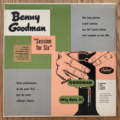 BENNY GOODMAN - Session for Six (CAPITOL P-395)
