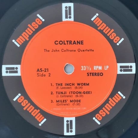 JOHN COLTRANE - Coltrane (impulse! AS-21) AM-PAR