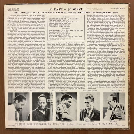 JOHN LEWIS - Grand Encounter (PACIFIC JAZZ PJ-1217)