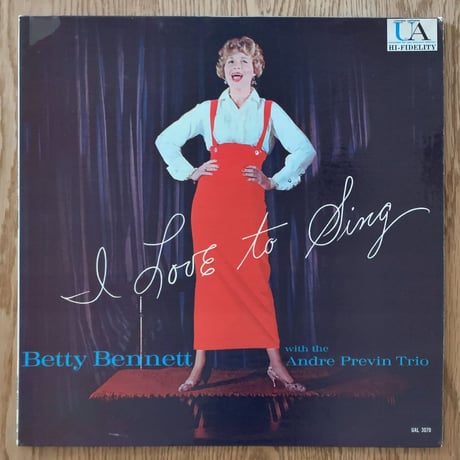 BETTY BENNETT - I Love to Sings (UNITED ARTISTS UAL3070)